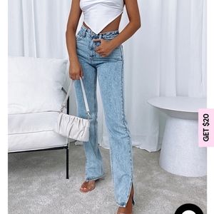 NWT White Fox straight leg jeans